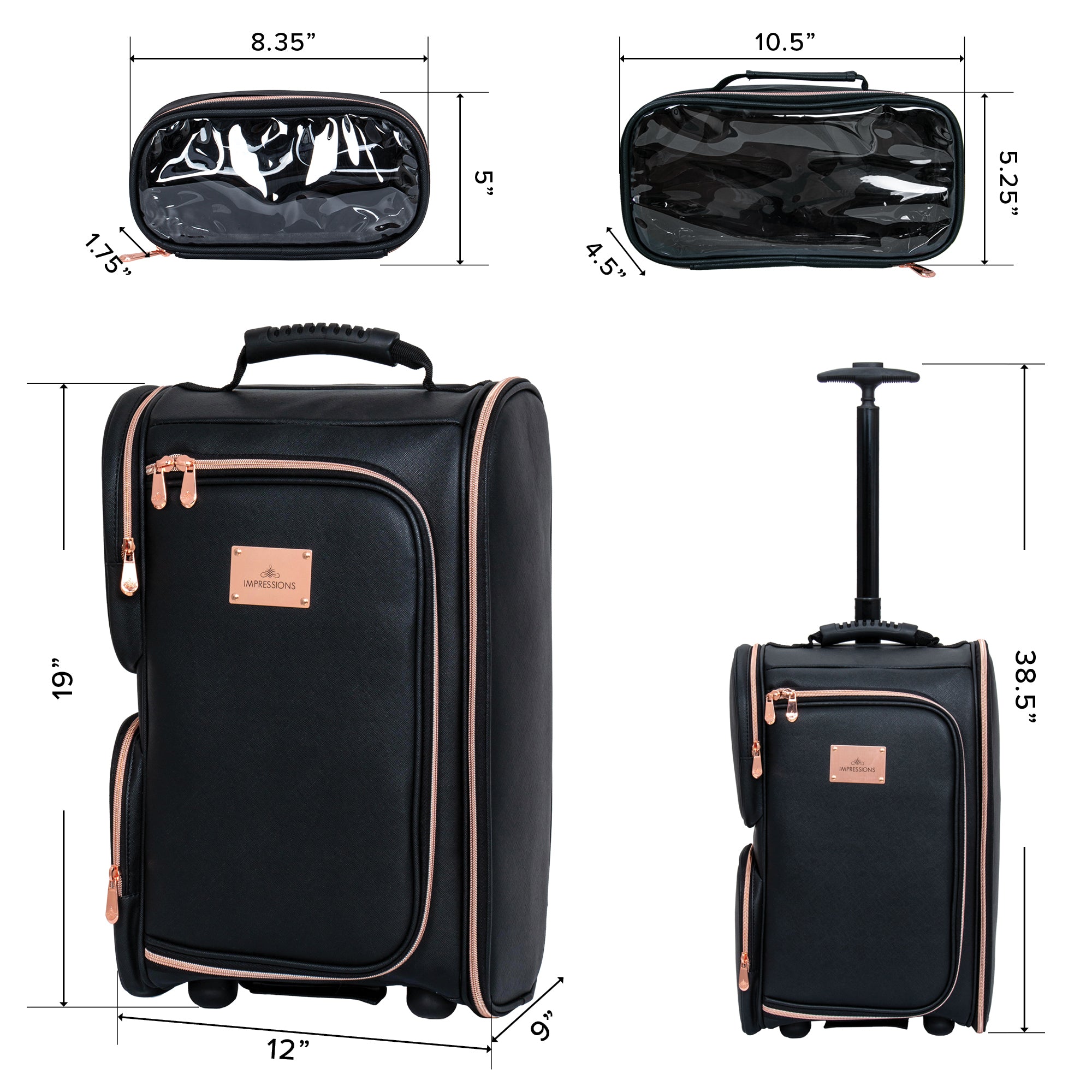 SLAYssentials CONVERTIBLE Travel Organizer Makeup Case • Impressions Vanity Co SLAYssentials CONVERTIBLE Travel Organizer Makeup Case • Impressions Vanity Co