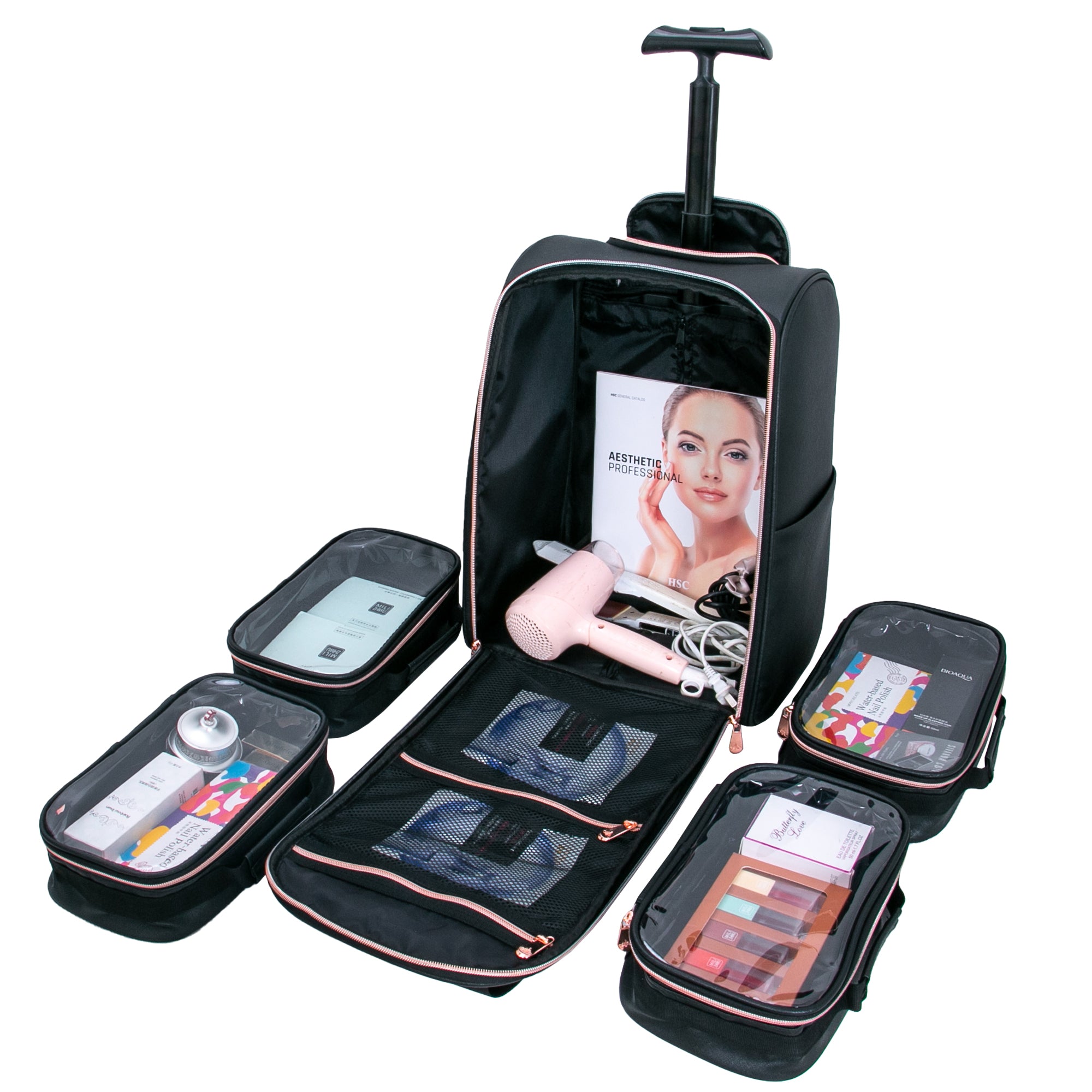 SLAYssentials LUXE 18-Inch Travel Organizer Makeup Case