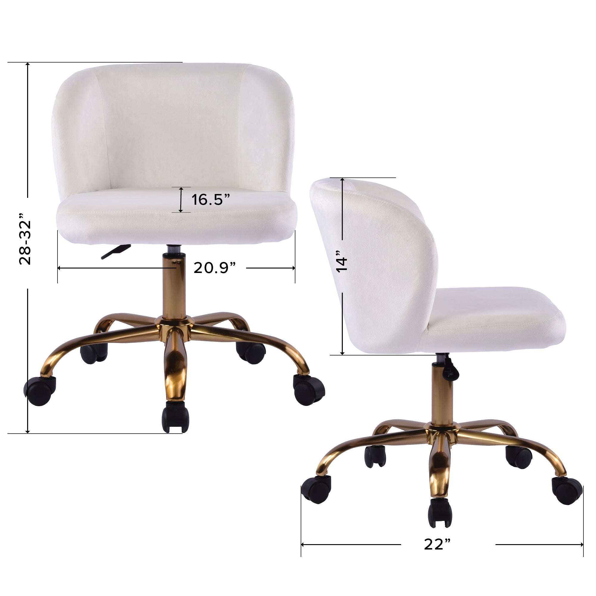 Rylee Swivel Vanity Chair