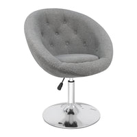 Antoinette Round Tufted Vanity Chair