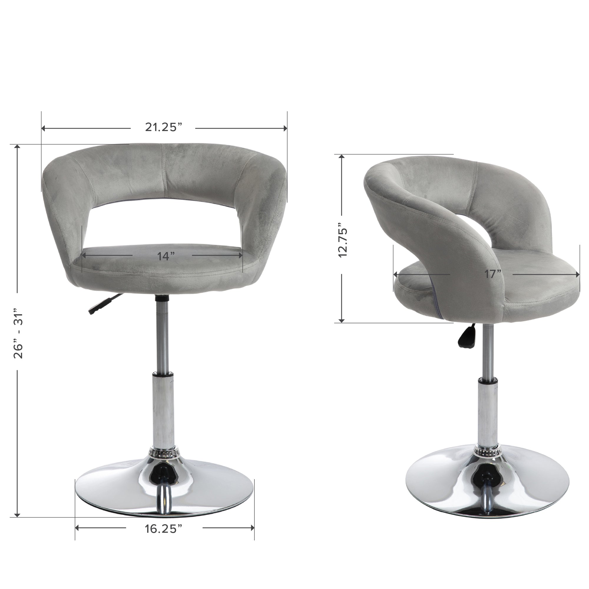 Giselle Contemporary Vanity Chair