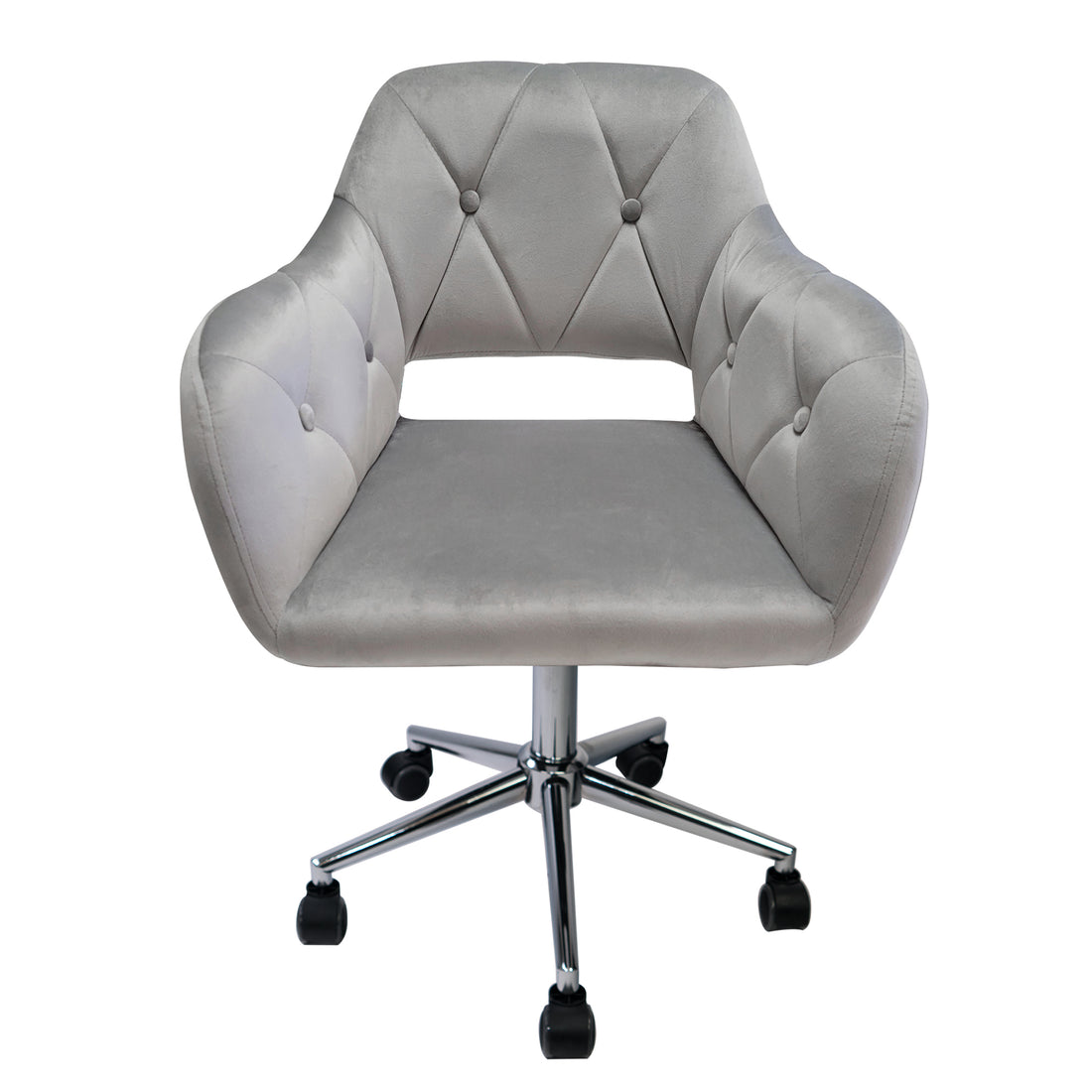 Brittney Tufted Leatherette Vanity Chair
