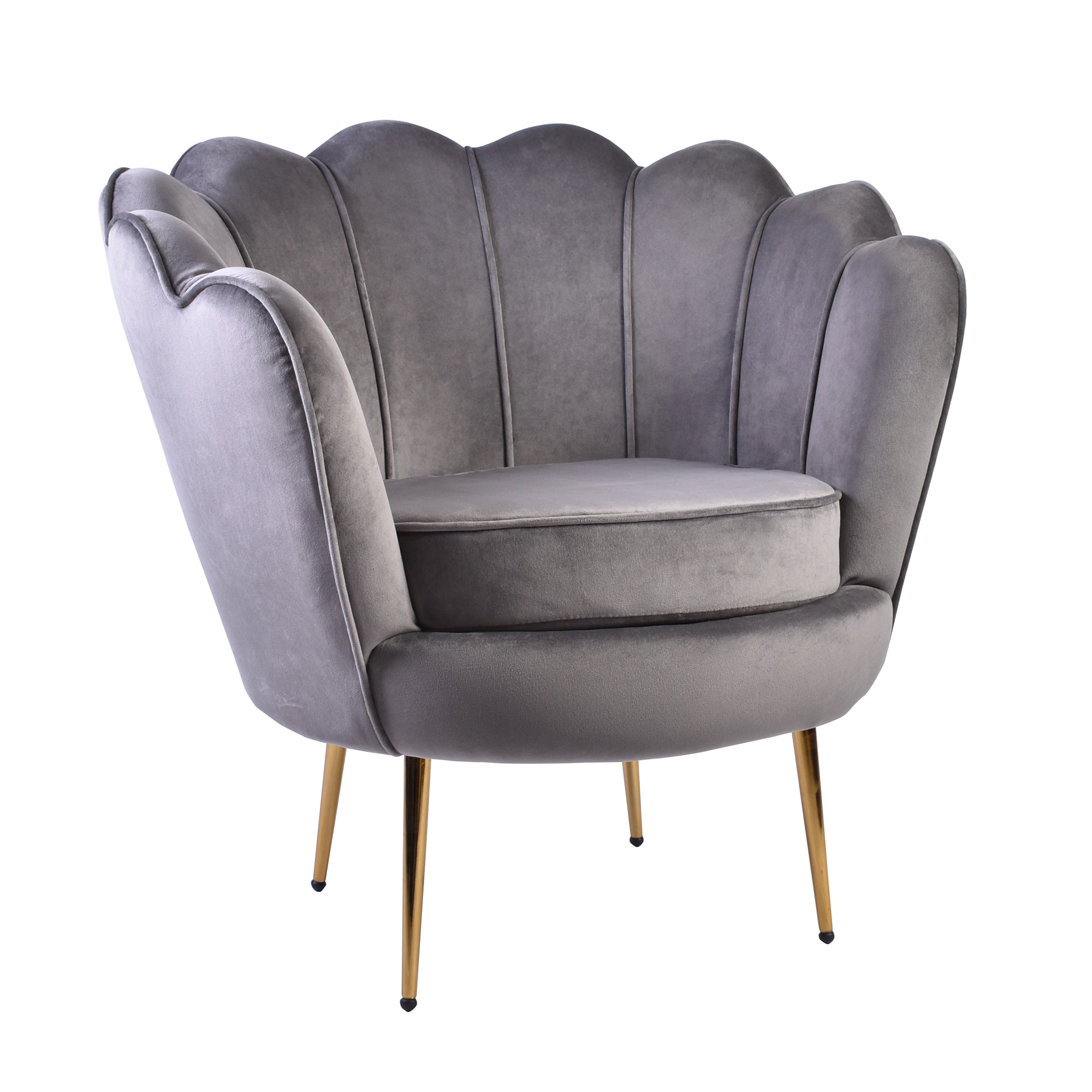 Isabella Channel Tufted Vanity Armchair