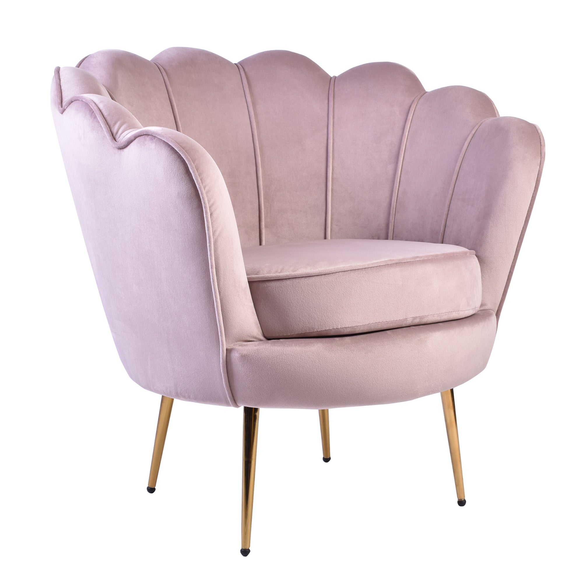 Isabella Channel Tufted Vanity Armchair
