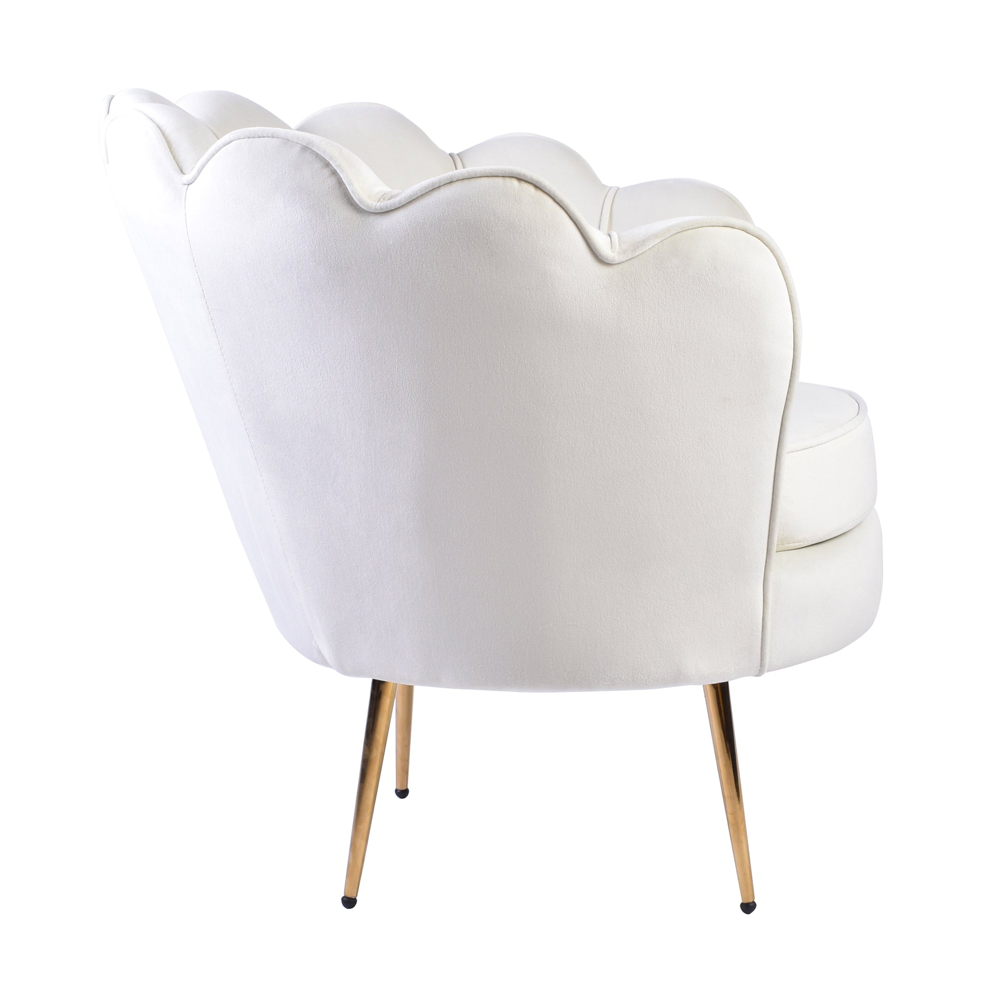 Isabella Channel Tufted Vanity Armchair