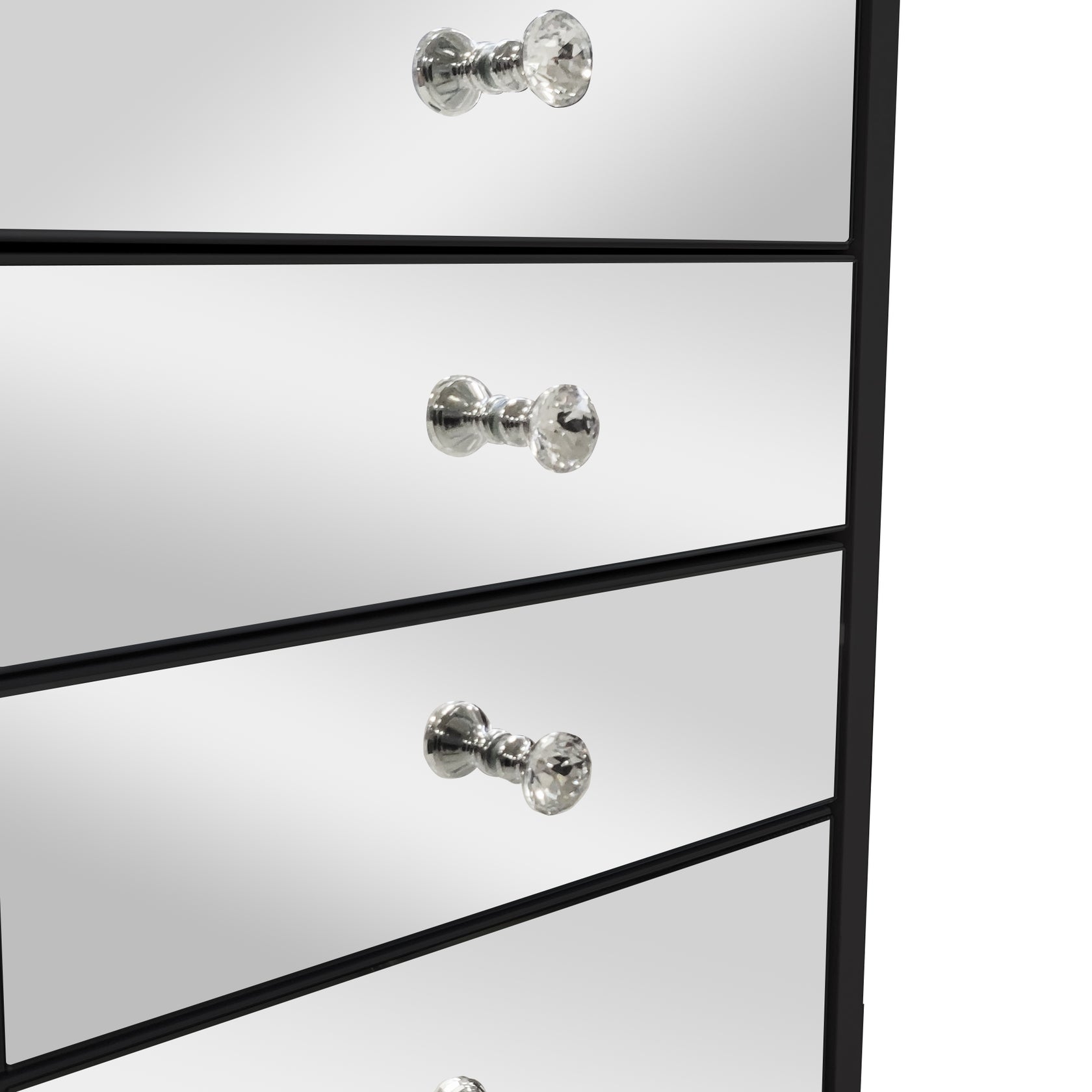 SlayStation® Mirrored 9-Drawers Vanity Storage Unit – Impressions ...