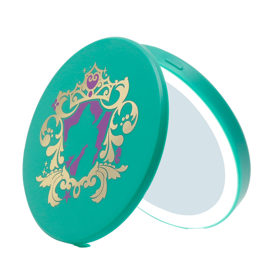 Ariel Compact Mirror with Wireless Power Bank Charging Base