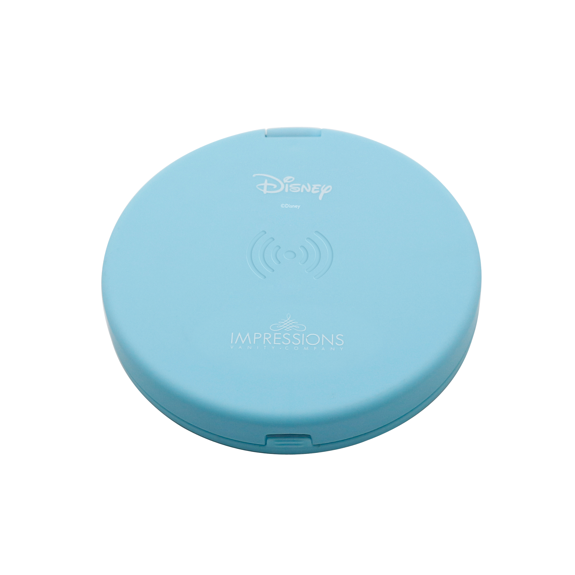 Cinderella Compact Mirror with Wireless Power Bank Charging Base