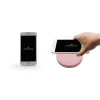 Aurora Compact Mirror with Wireless Power Bank Charging Base