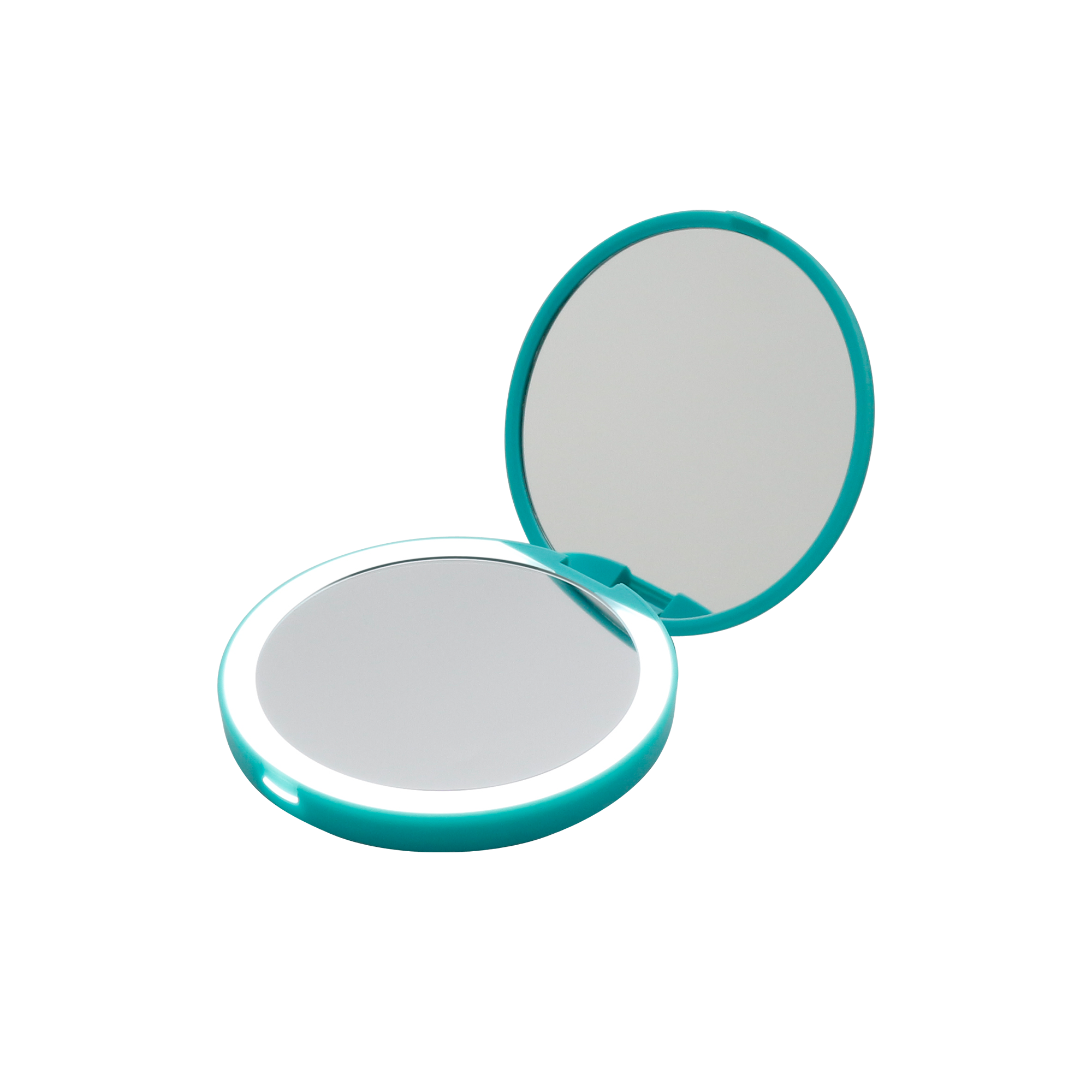 Jasmine Compact Mirror with Wireless Power Bank Charging Base