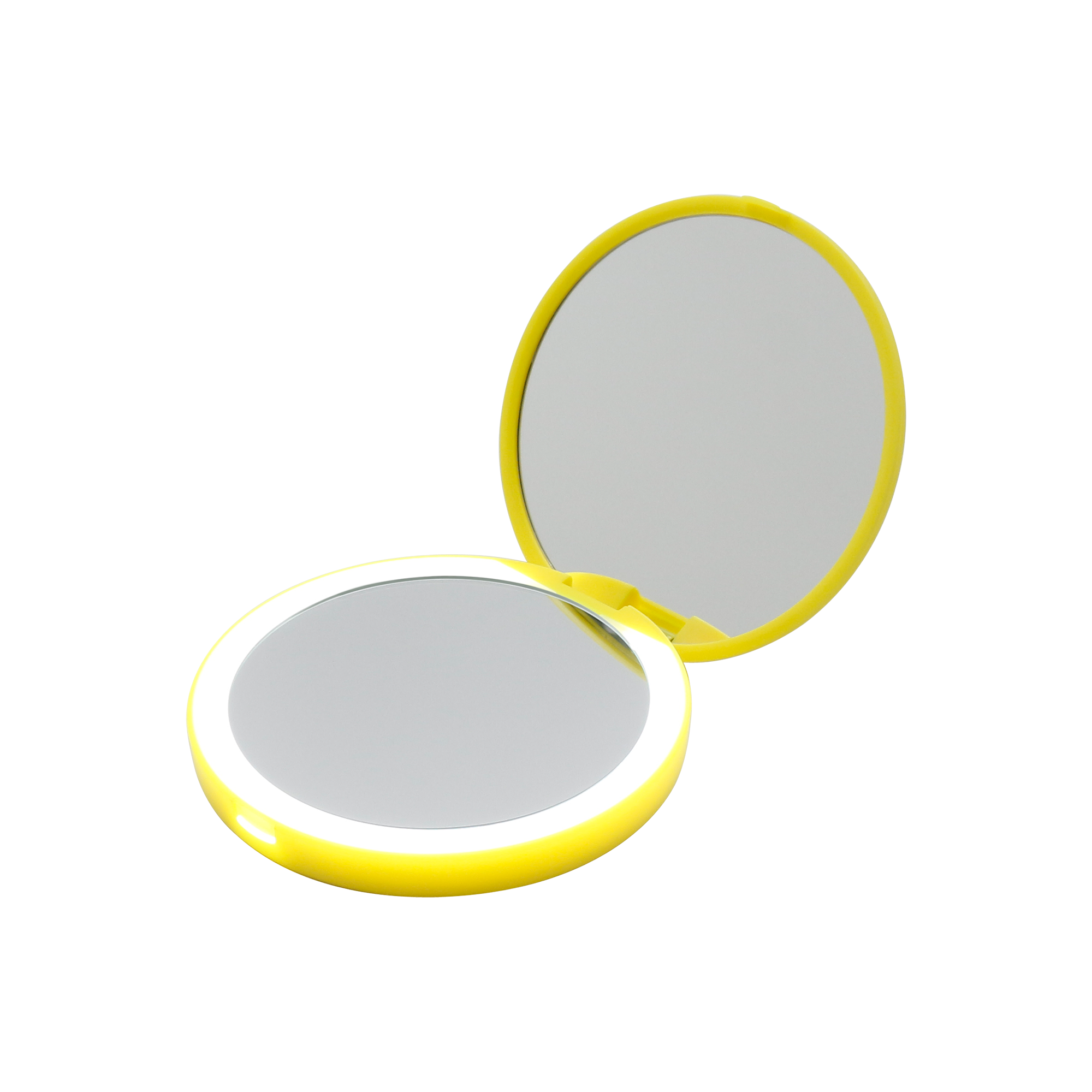 Belle Compact Mirror with Wireless Power Bank Charging Base