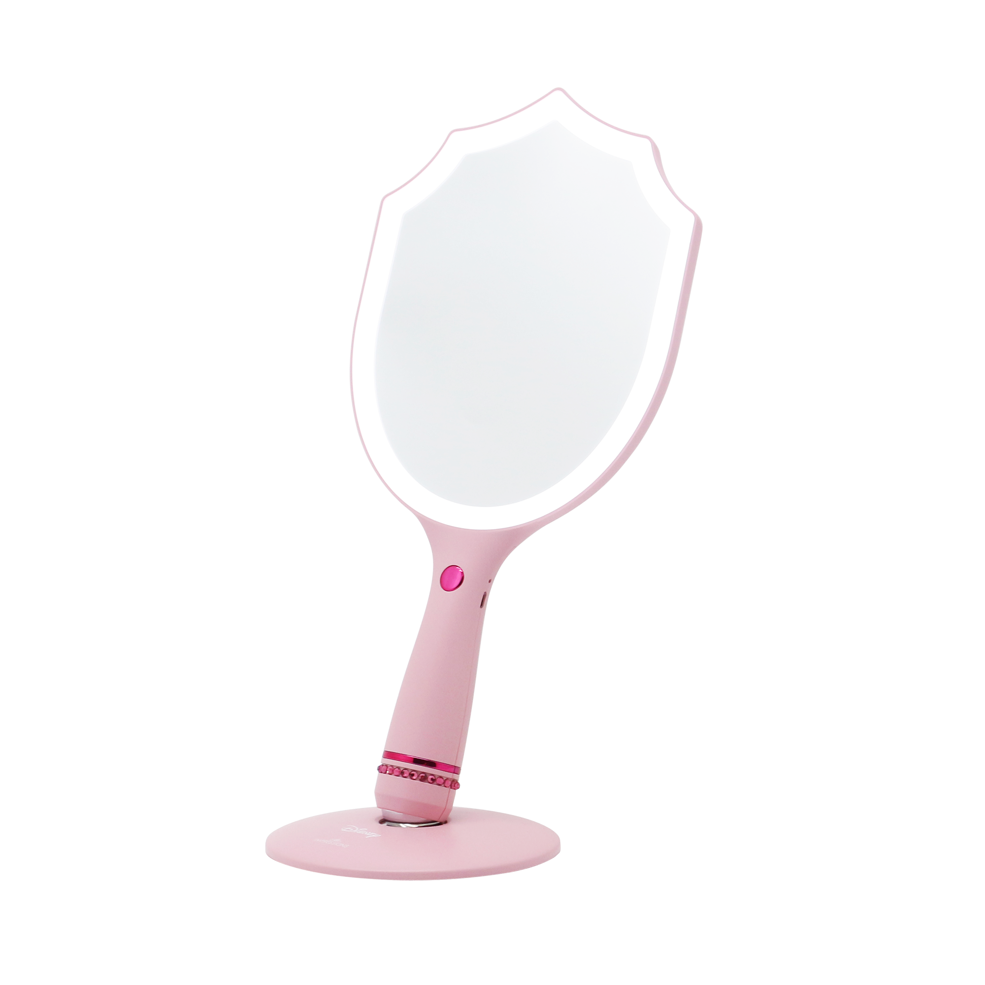 Aurora LED Handheld Makeup Mirror With Standing Base