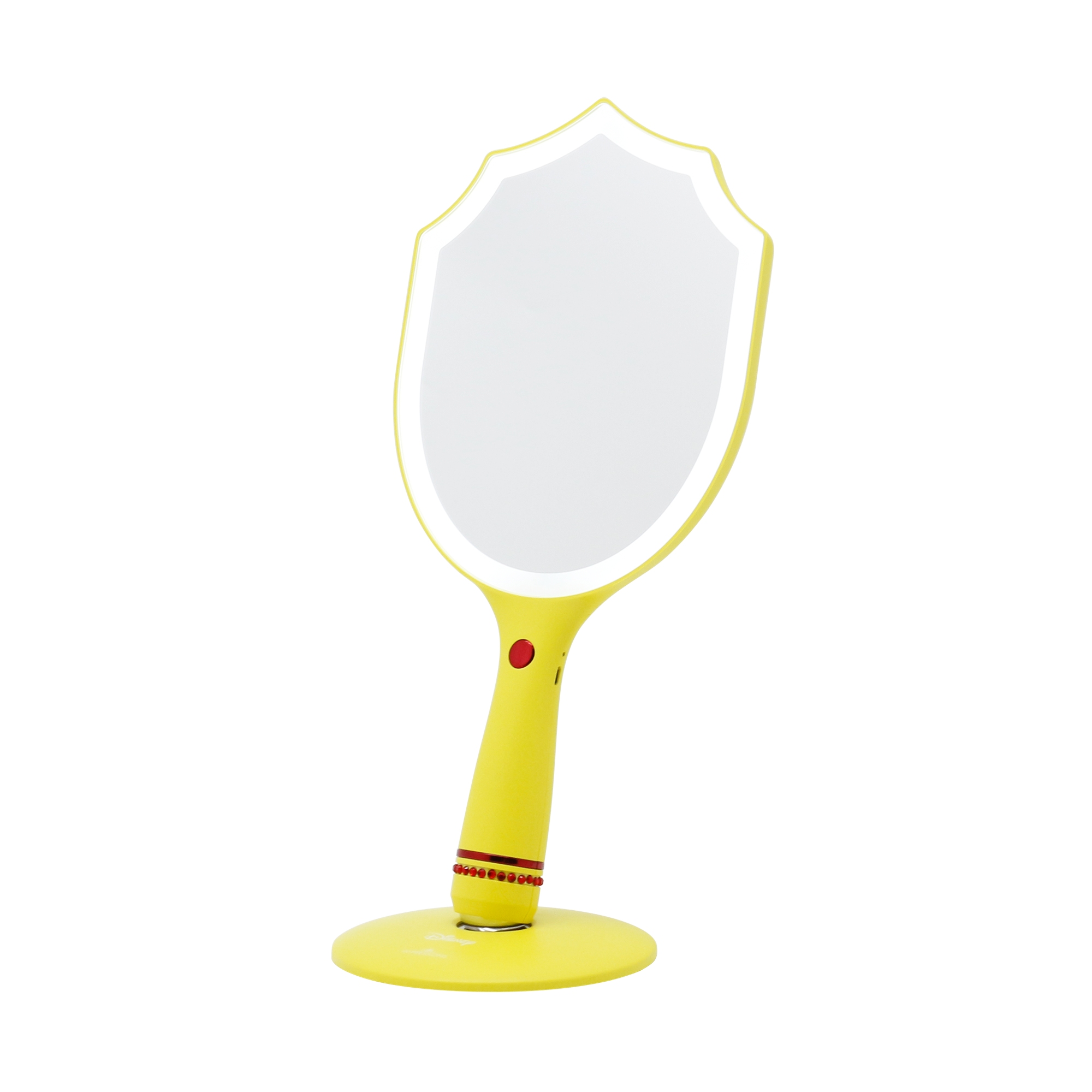 Belle LED Handheld Makeup Mirror With Standing Base