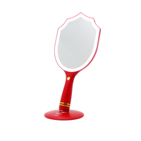 Snow White LED Handheld Makeup Mirror With Standing Base