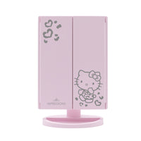 Hello Kitty Trifold LED Tri-Tone Makeup Mirror with Magnification