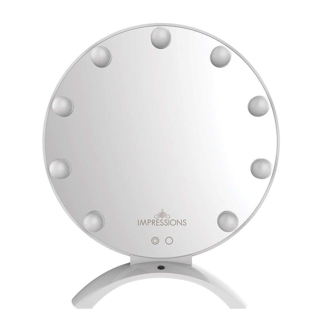 Hollywood Soleil Duo-Tone LED Makeup Mirror with UV Gel Curing Lamp
