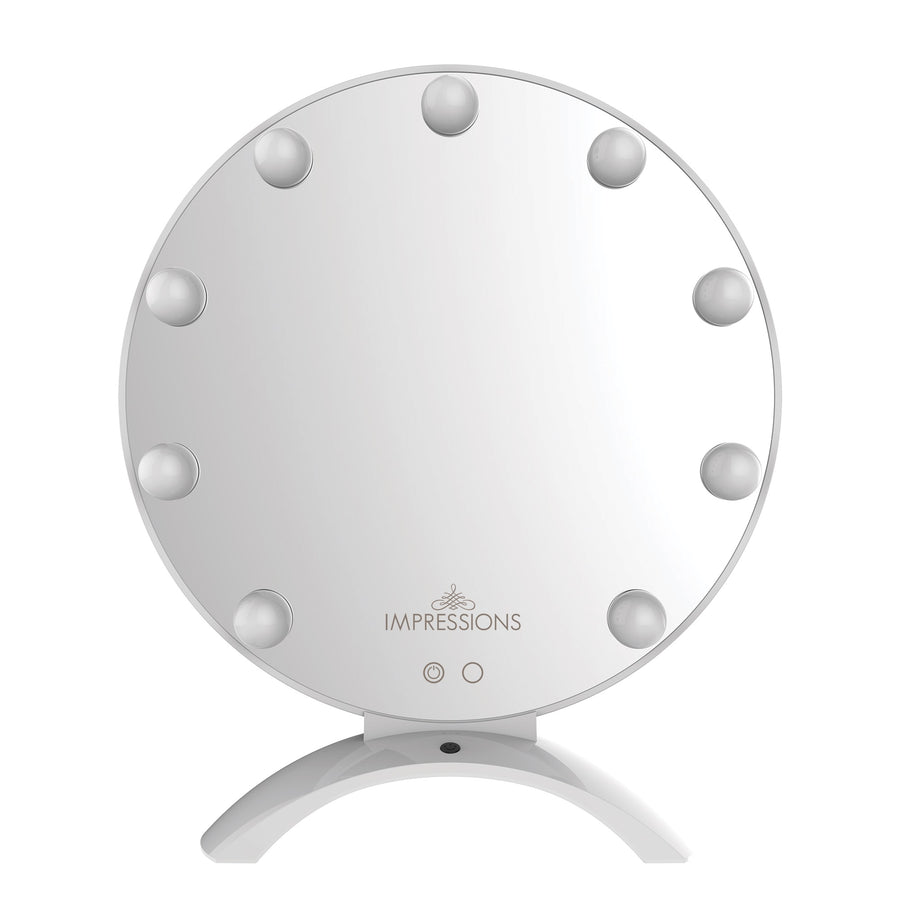 Hollywood Soleil Duo-Tone LED Makeup Mirror with UV Gel Curing Lamp