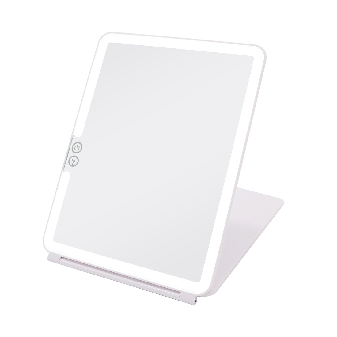 Touch Pad 2.0 Rechargeable LED Makeup Mirror with Flip Cover