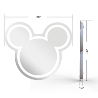 Mickey Mouse LED Wall Mirror