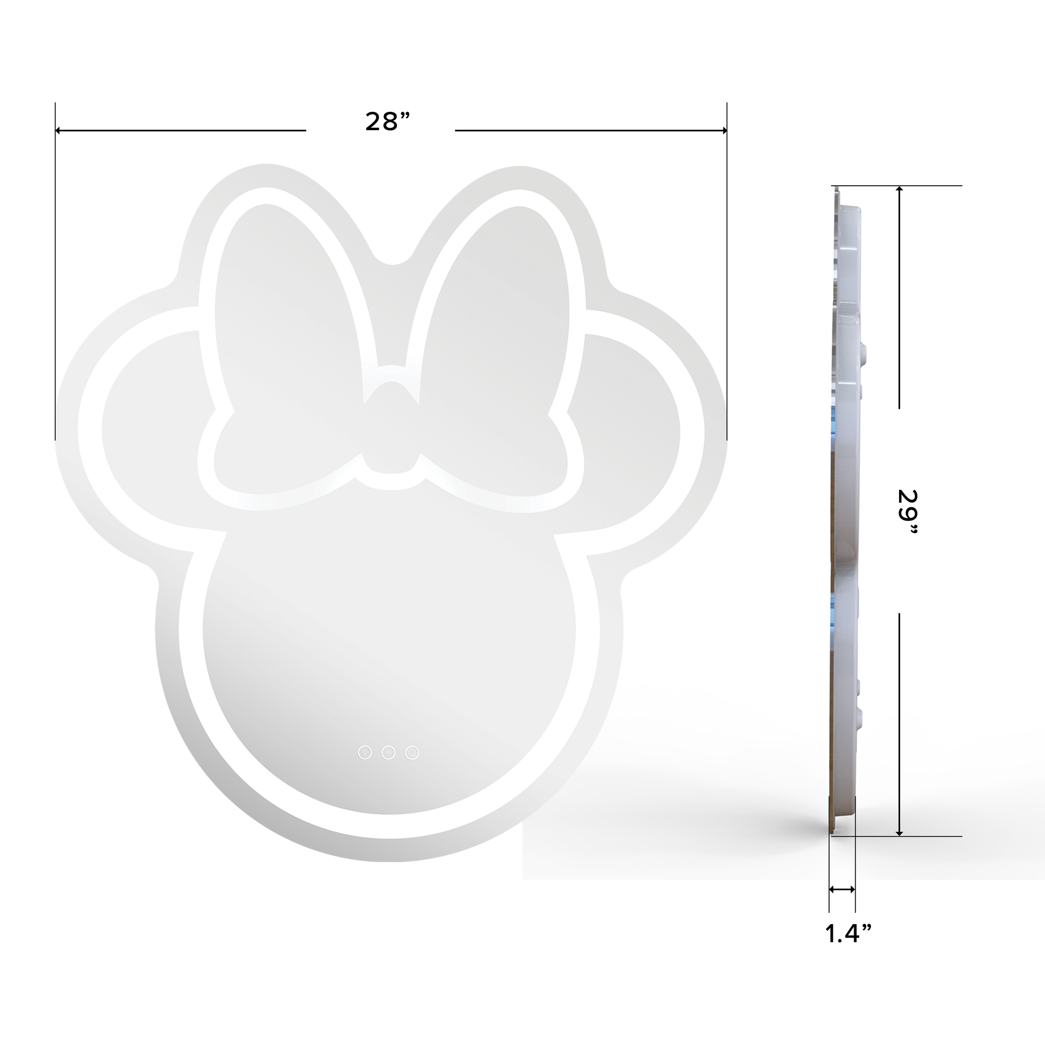 Minnie Mouse Led Wall Mirrornull