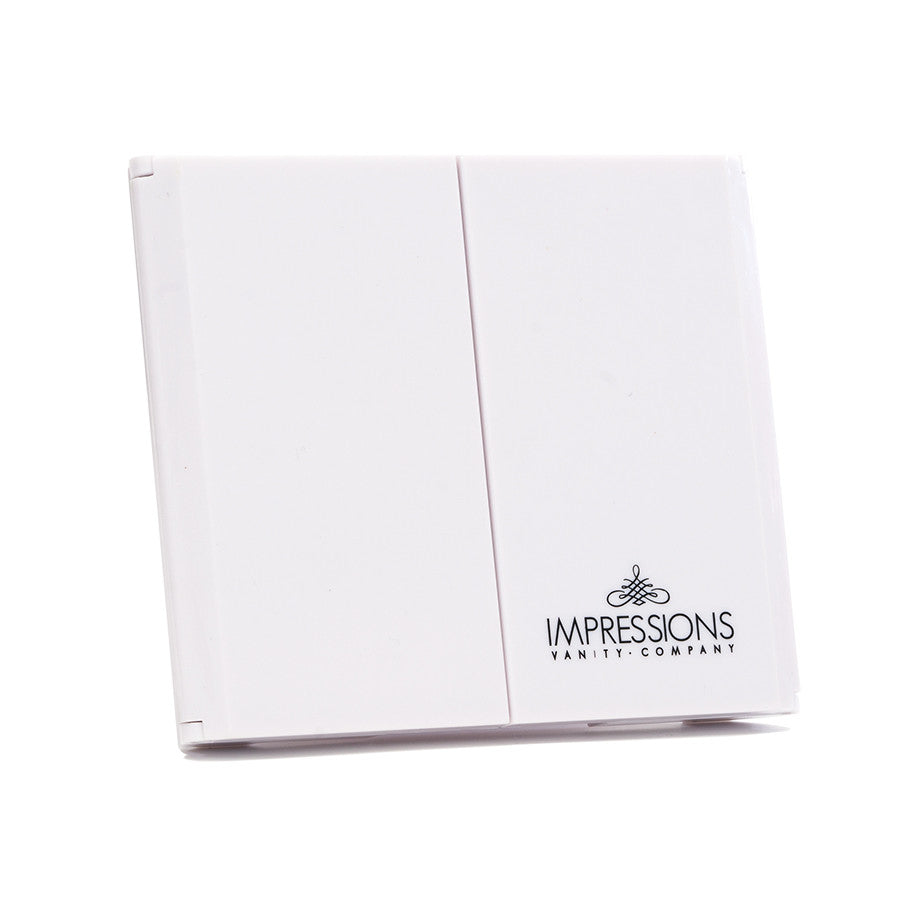 Impressions Vanity ReveaLight Trifold LED Compact Mirror in White