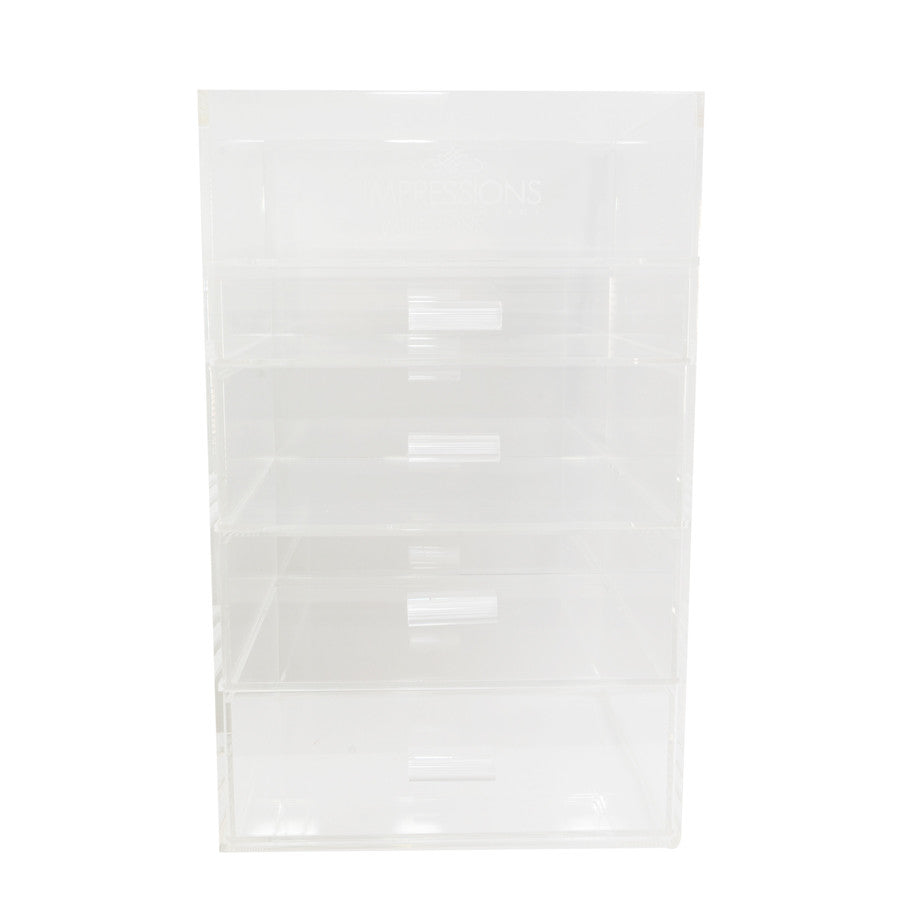 5-Tier Acrylic Makeup Organizer with Open Top