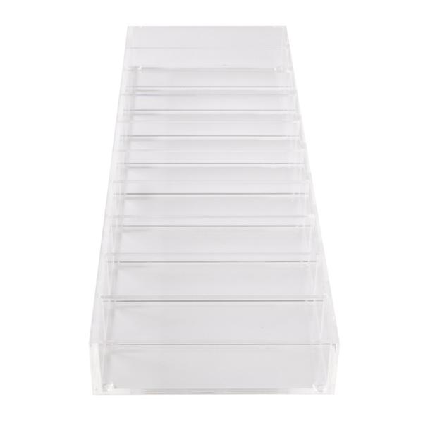 Alexa® Acrylic Makeup Drawer Organizer - Compact Powder, 10 Slots (Long)