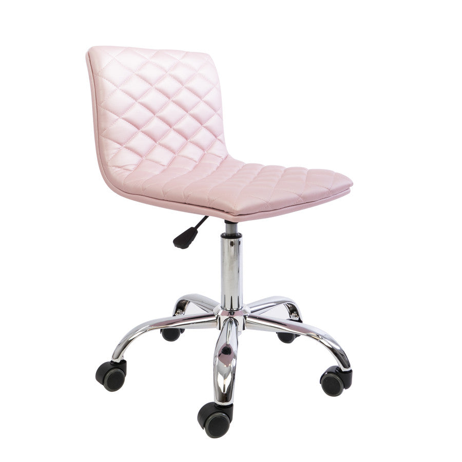 dressing table chair pink Makeup Chair Pink Tufted Vanity Chair Pink Luxury Velvet Round Dressing Table Bedroom Chair With Gold
