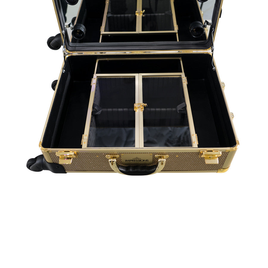 XL Vanity Case Rose Gold Bling Impressions Vanity Co xl-vanity-case-rose-gold-bling-impressions-vanity-co