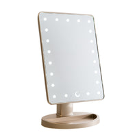 Impressions Vanity Touch Dimmable LED Makeup Mirror in Champagne Gold