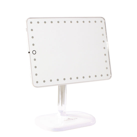Touch Pro LED Lighted Makeup Mirror with Bluetooth Speaker & Powerbank