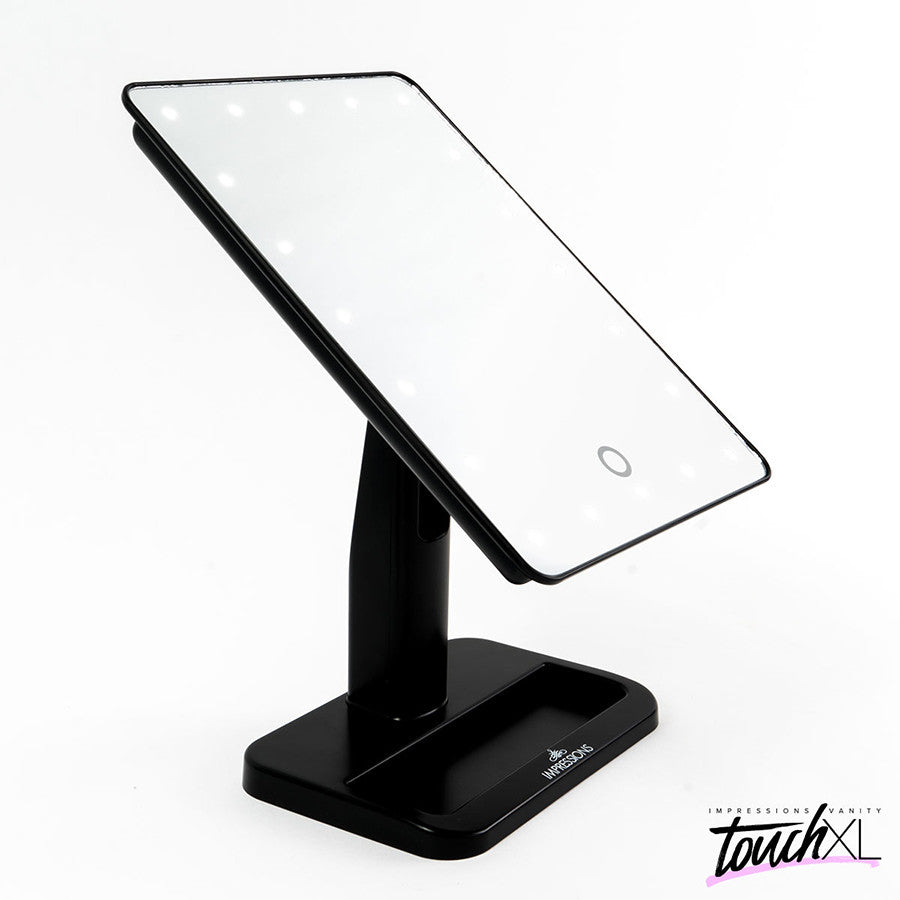 Touch XL Dimmable LED Mirror Black