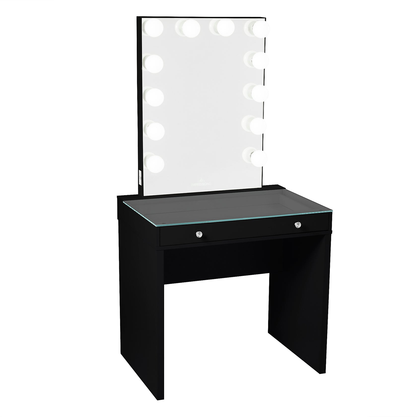 SlayStation® Mini Table + Vanity Mirror Bundle Impressions Vanity Co.