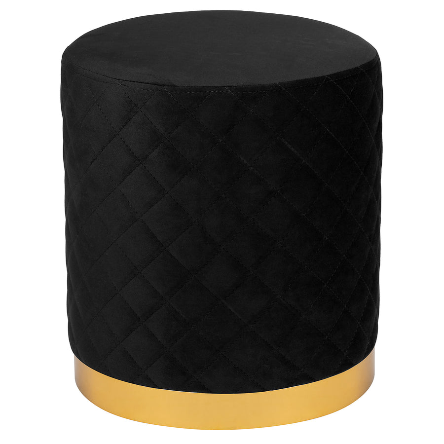 Olivia Quilted Vanity Ottoman