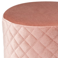Olivia Quilted Vanity Ottoman