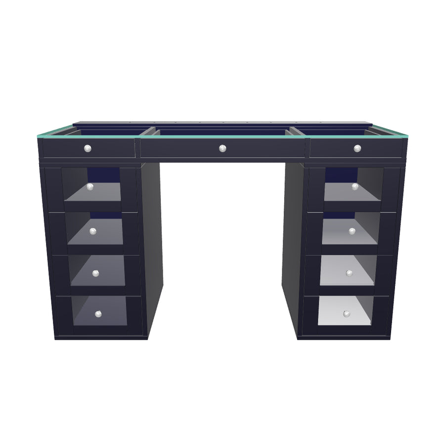 Slaystation 2.0 Plus Tabletop with 4 Drawer Units Black
