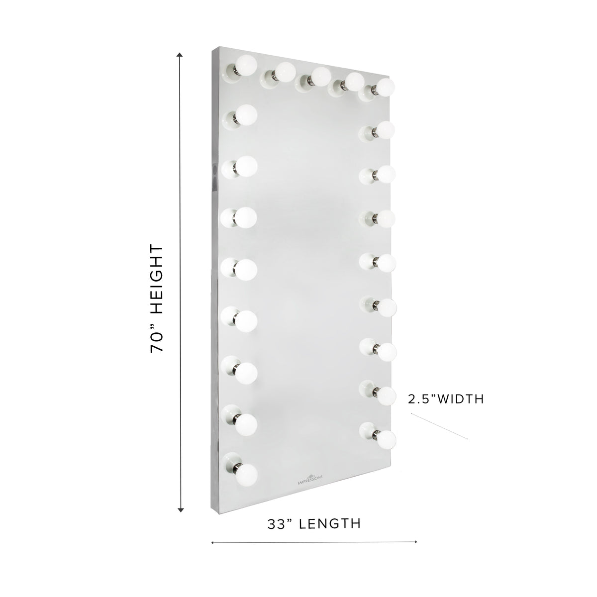 Hollywood Premiere® Full-Length Vanity Mirror – Impressions Vanity Co.