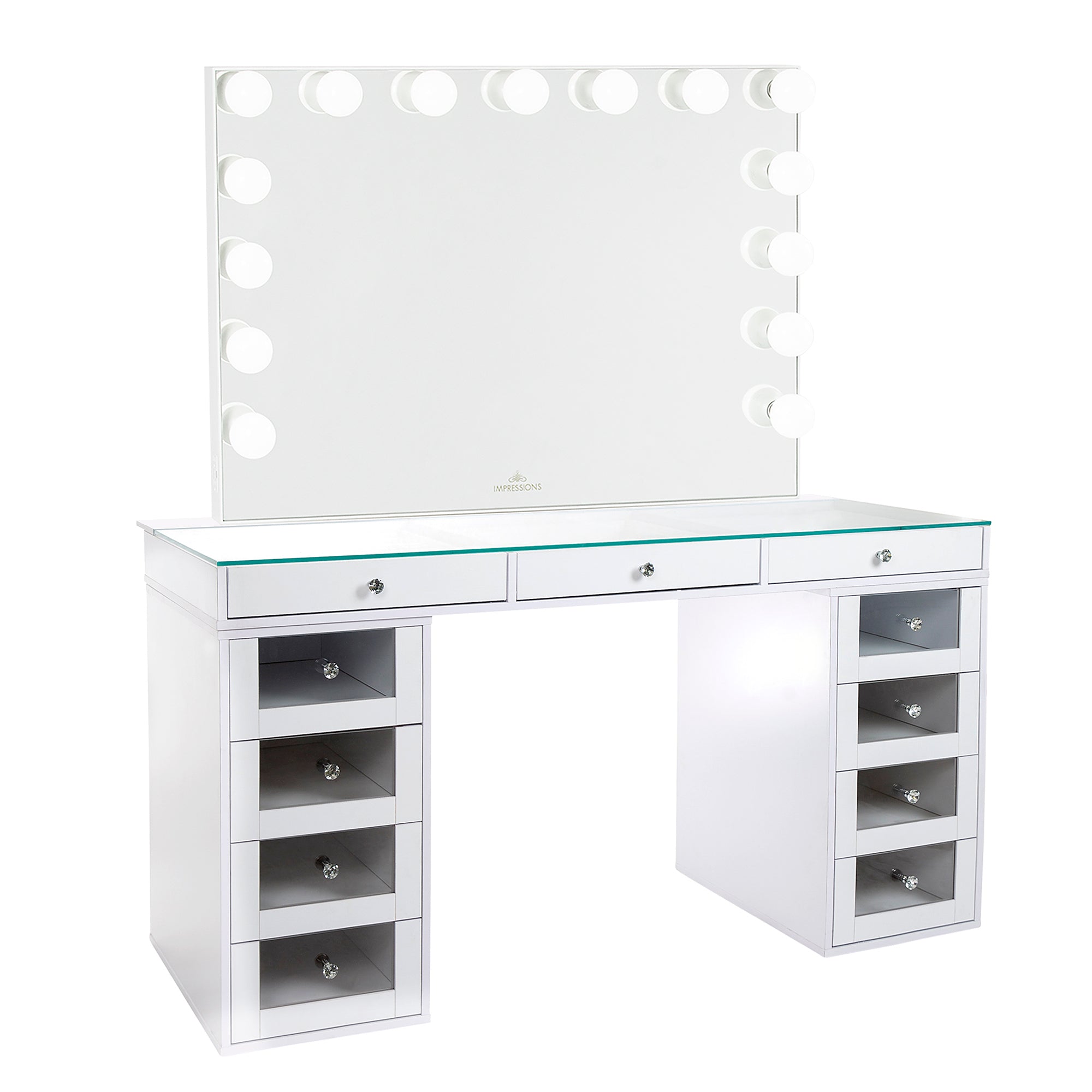 SlayStation® Pro 2.0 Tabletop + Vanity Mirror + 4 Drawer Units Bundle