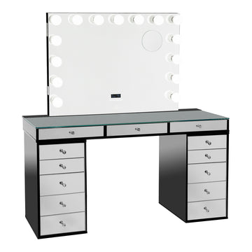 BRIGHT BEAUTY VANITY STATION CLASSIC - closed drawer - Bright Beauty Vanity