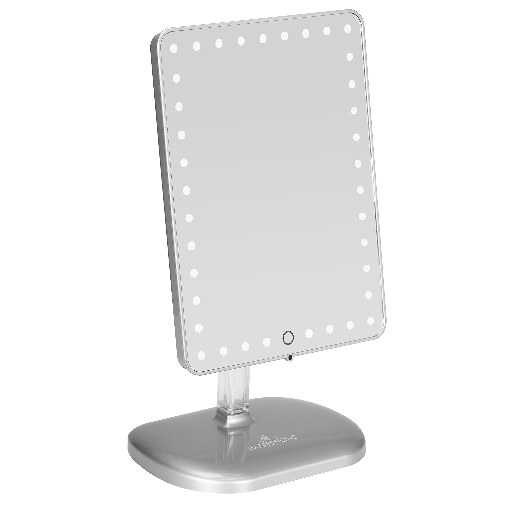 Touch Pro LED Lighted Makeup Mirror with Bluetooth Speaker & Powerbank
