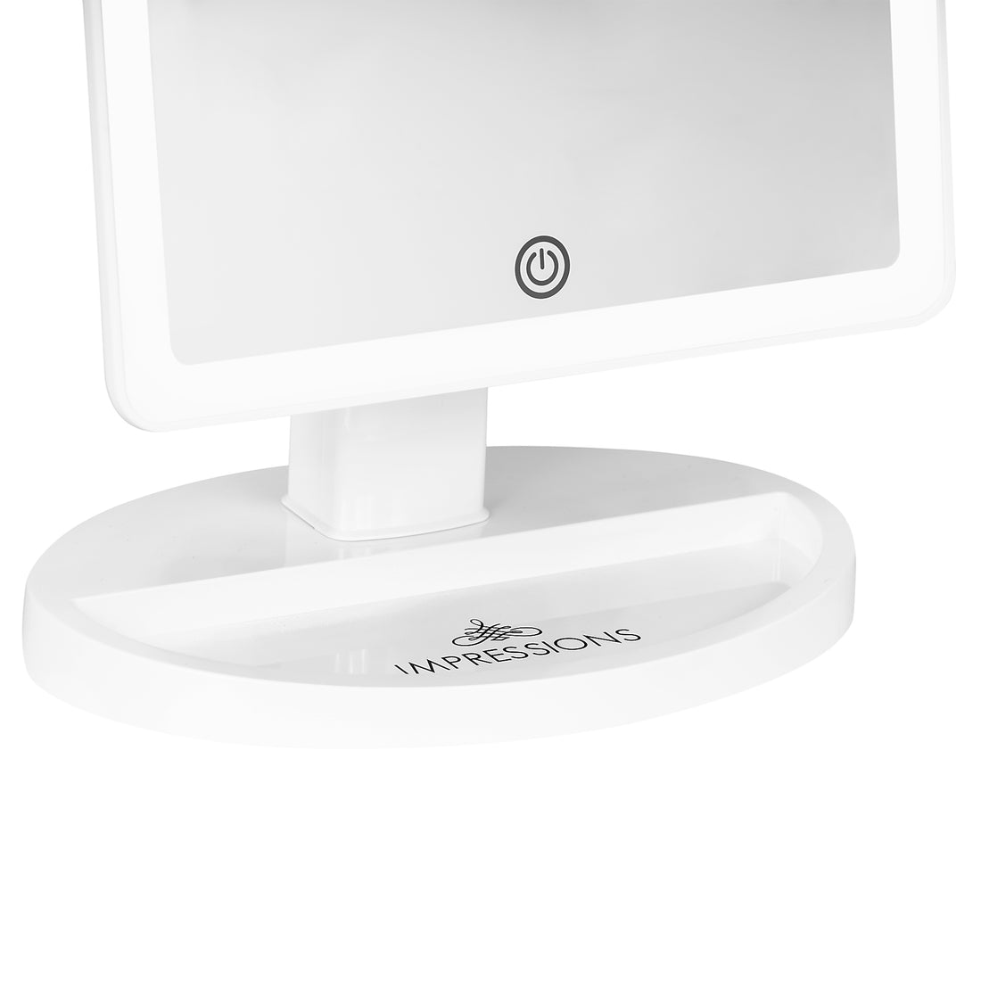 Impressions Vanity Touch Highlight Espejo de maquillaje con luz LED, espejo  de tocador de mesa con doble sistema de alimentación (oro rosa)