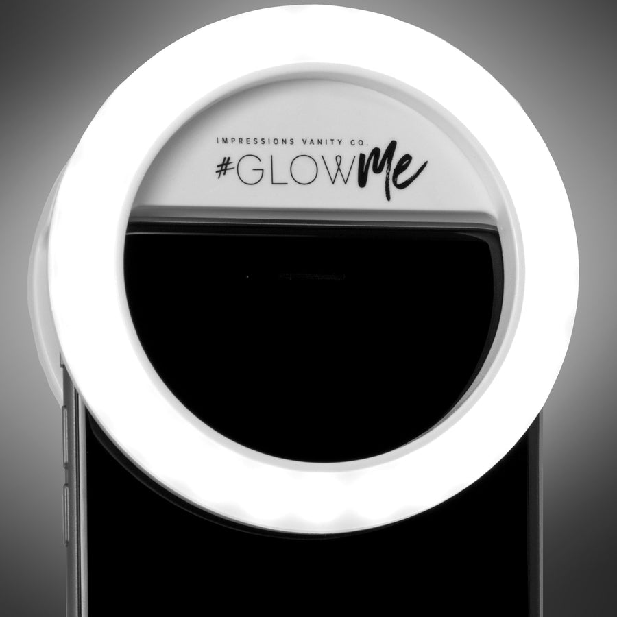 GlowMe® 2.0 LED Selfie Ring Light for Mobile Devices (USB Rechargeable)