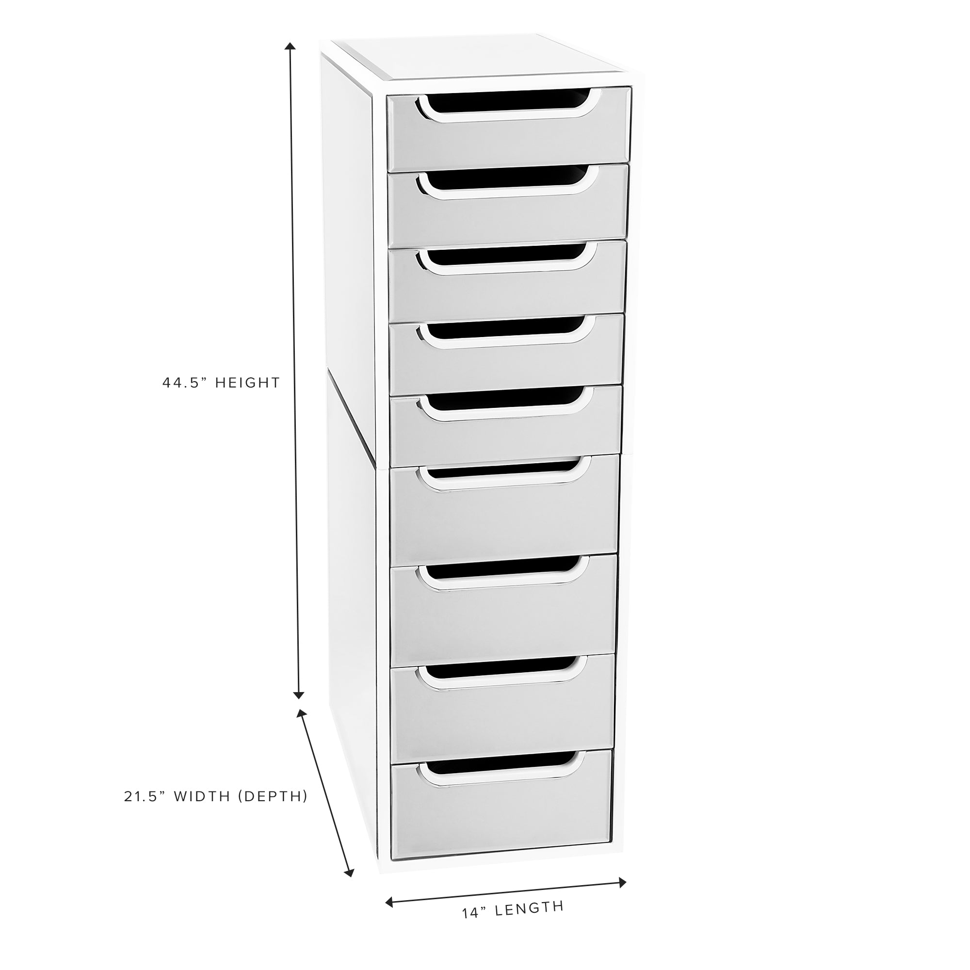 SlayStation® Aria 9-Drawers Vanity Storage Unit