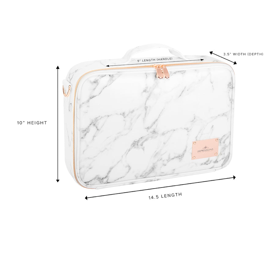 C&#39;est La Vie Makeup Carry Case with Adjustable Dividers