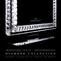 Diamond Collection PRINCESS Premium Illuminated Vanity Mirror