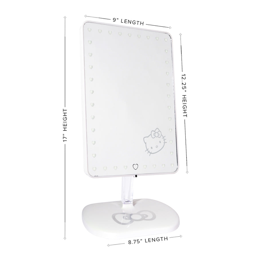 Hello Kitty Edition Touch Pro LED Makeup Mirror with Bluetooth Audio+Speakerphone &amp; USB Charger