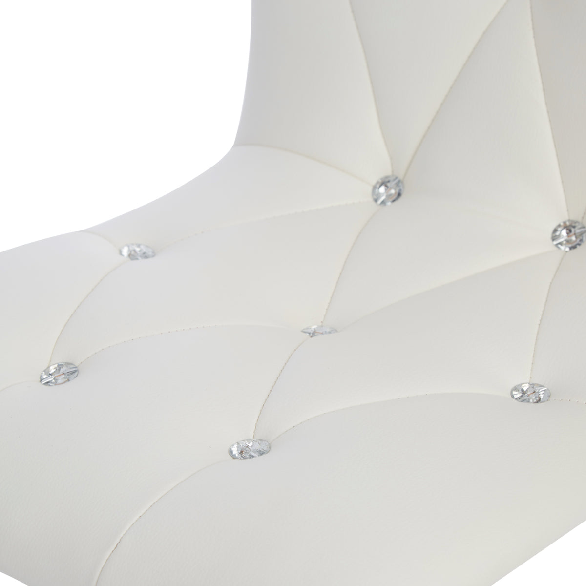 Evelyn Diamond Tufted Vanity Chair