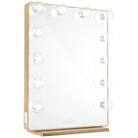 Impressions Hollywood Glow XL 2.0 Vanity Mirror in Champagne Gold with Clear LED