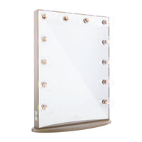 Impressions Hollywood Glow XL Vanity Mirror in Champagne Gold with Clear LED Bulbs