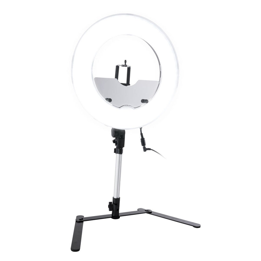 Impressions Vanity Dimmable Desktop LED Ring Light with Accessories